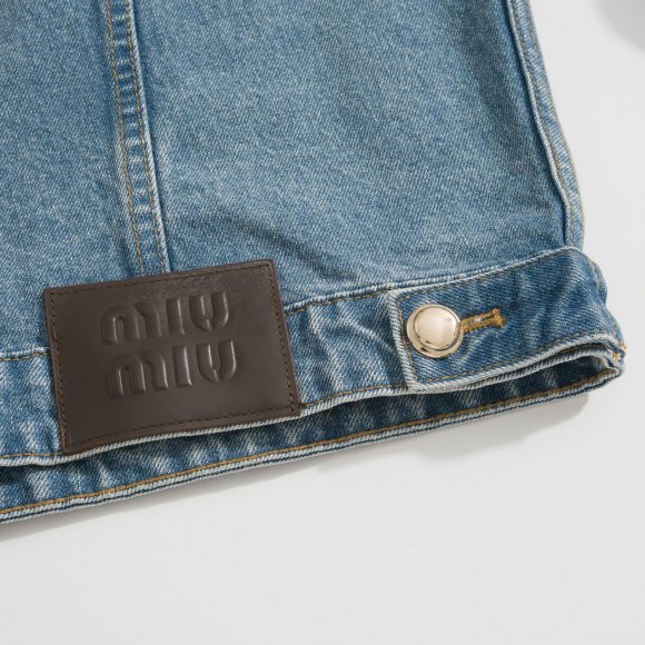 Miu Miu - Мужская джинсовая рубашка куртка ACE_1908MM7