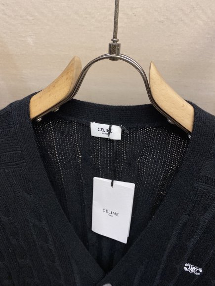 Celine - Мужская шерстяная кофта свитер кардиган DZ_2111CE1 Celine - Мужская шерстяная кофта свитер кардиган DZ_2111CE1