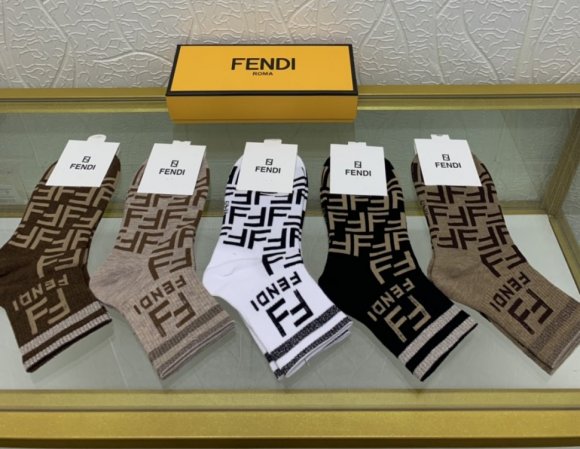 Fendi носки комплект 5 пар AC_0502FE14 Fendi носки комплект 5 пар AC_0502FE14