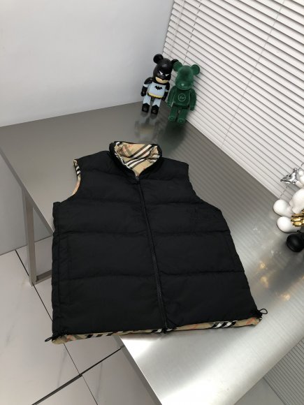 Burberry - Мужской двусторонний жилет пуховик DZ_0512BU2