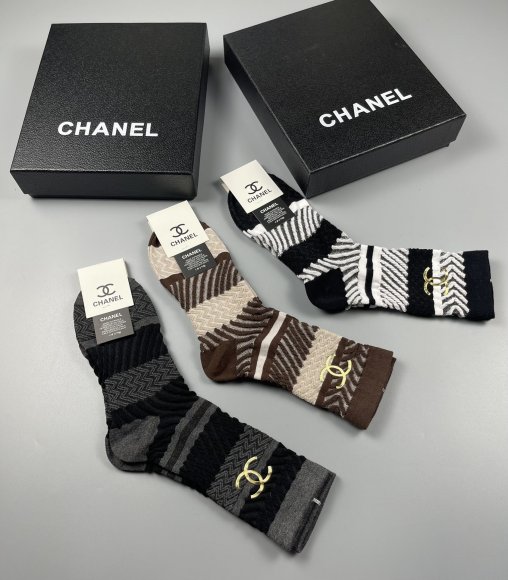Chanel носки комплект 3 пары AC_0502CH15