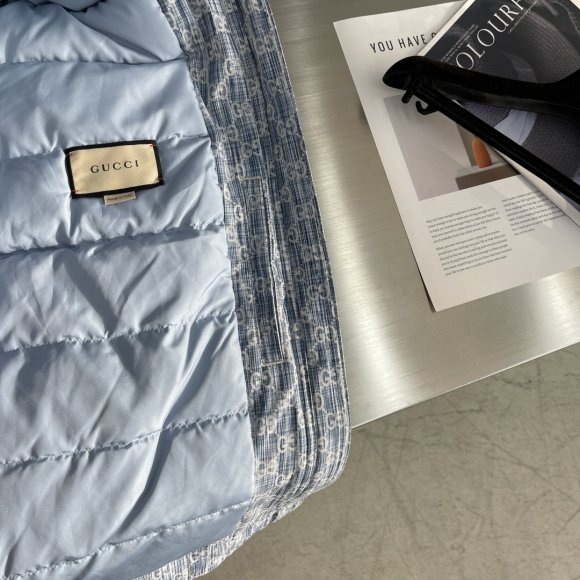 Gucci - Мужская джинсовая куртка пуховик DZ_2410GU10