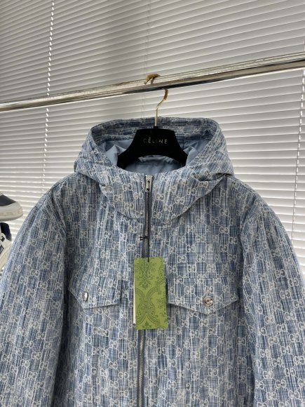 Gucci - Мужская джинсовая куртка пуховик DZ_2410GU10