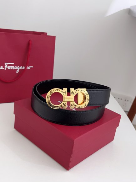 Salvatore Ferragamo ремень 3.5см RE_1212SV2 Salvatore Ferragamo ремень 3.5см RE_1212SV2