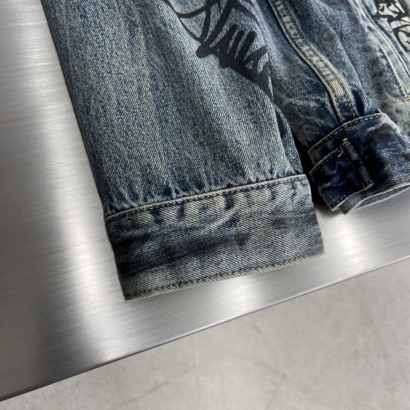 Balenciaga - Мужская джинсовая рубашка куртка AH_2309BA3