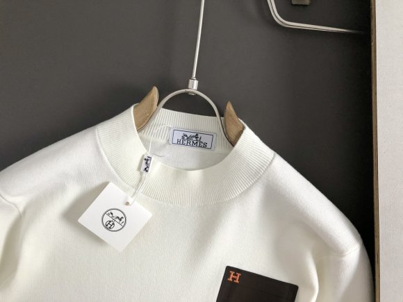 Hermes - Мужская кофта свитер пуловер DF_2509HE12