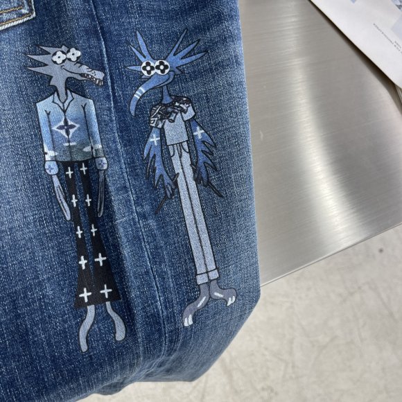 Louis Vuitton - Мужские штаны джинсы DZ_2612LV7