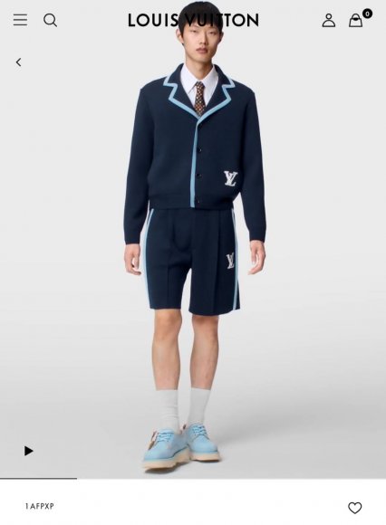 Louis Vuitton Signature - Мужские трикотажные шорты DZ_0504LV4