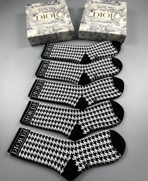 Dior носки комплект 5 пар AC_0502DI16 Dior носки комплект 5 пар AC_0502DI16