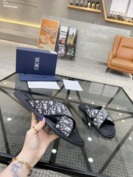 Dior - Мужские шлепанцы сандалии RU_2605DI2