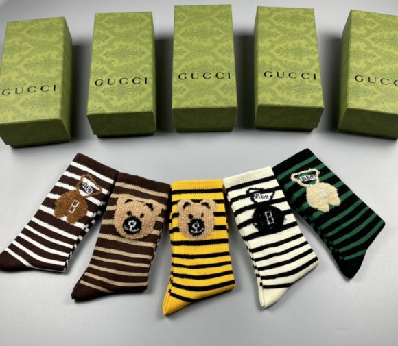 Gucci носки комплект 5 пар AC_0502GU17 Gucci носки комплект 5 пар AC_0502GU17