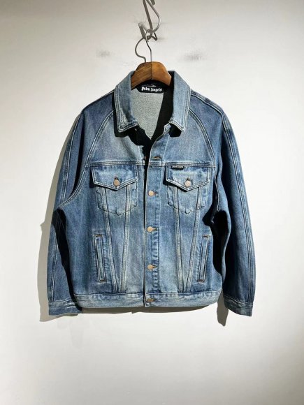 Palm Angels - Мужская джинсовая рубашка куртка AB_2509PA2