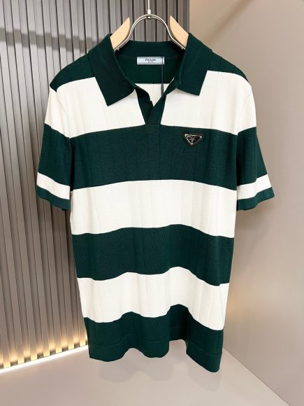 Prada - Мужская трикотажная футболка майка поло DF_3005PR1 Prada - Мужская трикотажная футболка майка поло DF_3005PR1