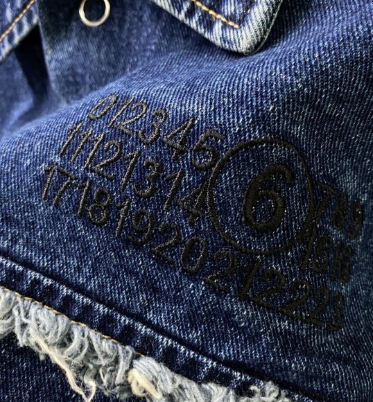 Maison Margiela MM6 - Мужская джинсовая куртка BP_2208MM1 Maison Margiela MM6 - Мужская джинсовая куртка BP_2208MM1