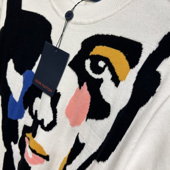 Louis Vuitton - Мужская кофта свитер KN_2509LV1 Louis Vuitton - Мужская кофта свитер KN_2509LV1