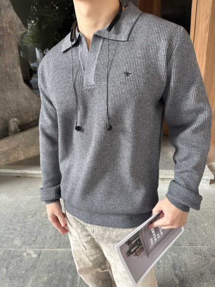 Dior - Мужская кофта свитер поло DZ_3012DI6 Dior - Мужская кофта свитер поло DZ_3012DI6