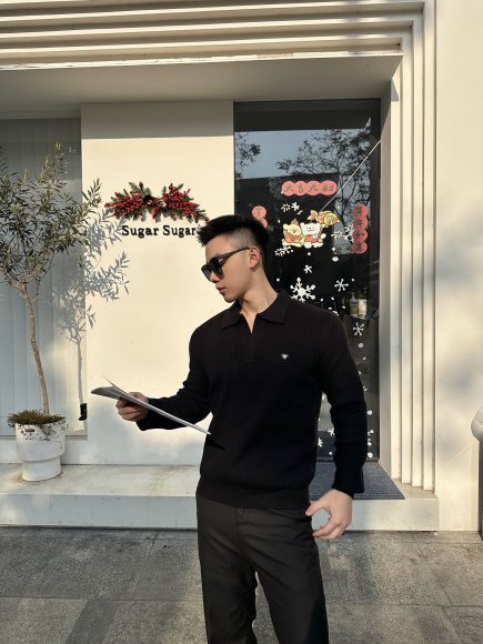 Dior - Мужская кофта свитер поло DZ_3012DI6 Dior - Мужская кофта свитер поло DZ_3012DI6