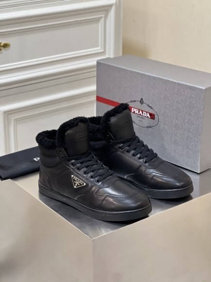 Prada - Мужские зимние ботинки кроссовки BL_2712PR2