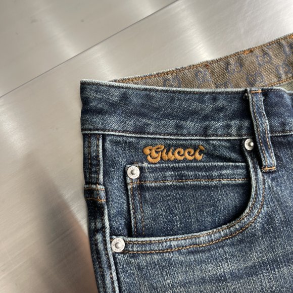 Gucci - Мужские штаны джинсы TJ_2310GU3 Gucci - Мужские штаны джинсы TJ_2310GU3