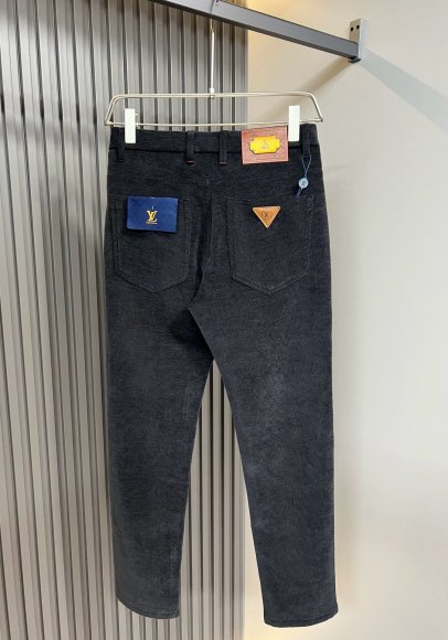 Louis Vuitton - Мужские вельветовые штаны брюки DF_1101LV4 Louis Vuitton - Мужские вельветовые штаны брюки DF_1101LV4