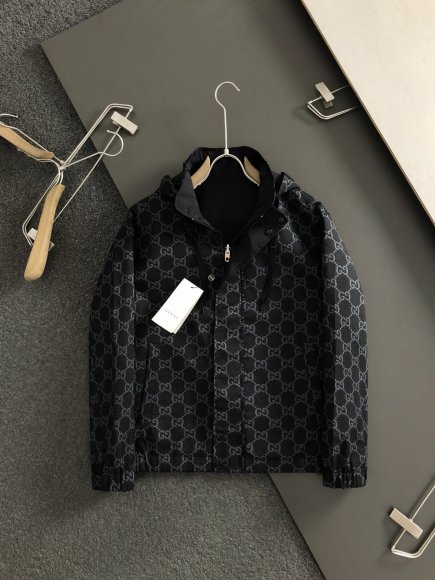 Gucci - Мужская двусторонняя куртка ветровка DF_2008GU4 Gucci - Мужская двусторонняя куртка ветровка DF_2008GU4
