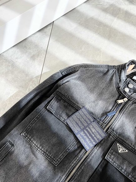 Prada - Мужская джинсовая куртка ветровка DF_2609PR6