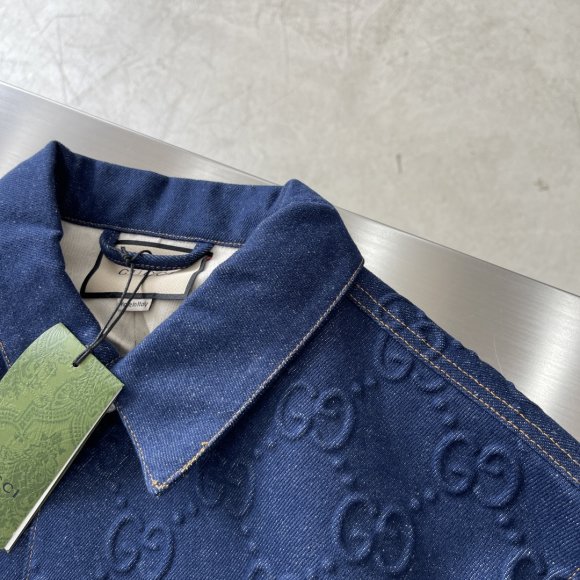 Gucci - Мужская джинсовая рубашка куртка TJ_1802GU1 Gucci - Мужская джинсовая рубашка куртка TJ_1802GU1
