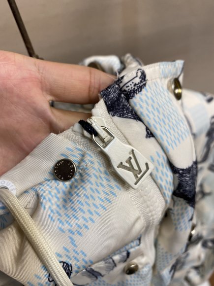 Louis Vuitton Damier - Мужская куртка ветровка анорак DZ_0307LV5 Louis Vuitton Damier - Мужская куртка ветровка анорак DZ_0307LV5