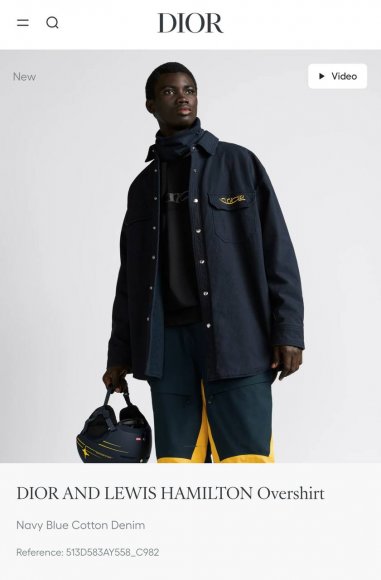 Dior & Lewis Hamilton - Мужская рубашка куртка TI_1111DL3 Dior & Lewis Hamilton - Мужская рубашка куртка TI_1111DL3
