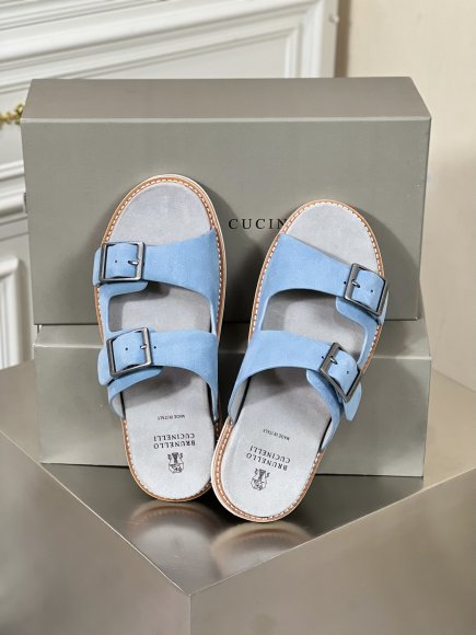 Brunello Cucinelli Urban - Мужские шлепанцы сланцы BL_1203BC5