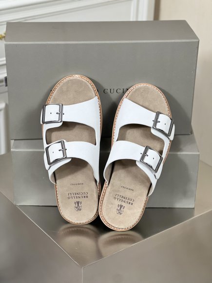 Brunello Cucinelli Urban - Мужские шлепанцы сланцы BL_1203BC5