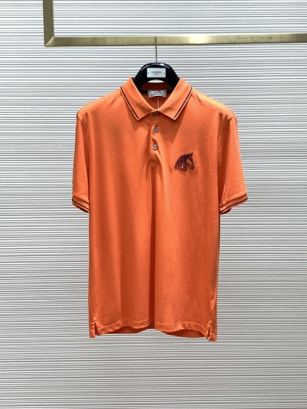 Hermes - Мужская футболка майка поло TI_2503HE5 Hermes - Мужская футболка майка поло TI_2503HE5