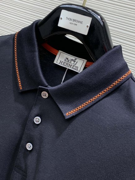 Hermes - Мужская футболка майка поло TI_2503HE5 Hermes - Мужская футболка майка поло TI_2503HE5