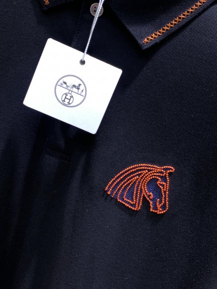 Hermes - Мужская футболка майка поло TI_2503HE5 Hermes - Мужская футболка майка поло TI_2503HE5