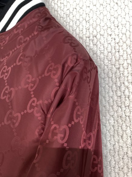 Gucci - Мужская двусторонняя куртка ветровка бомбер TI_1209GU Gucci - Мужская двусторонняя куртка ветровка бомбер TI_1209GU