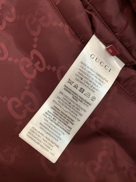 Gucci - Мужская двусторонняя куртка ветровка бомбер TI_1209GU Gucci - Мужская двусторонняя куртка ветровка бомбер TI_1209GU