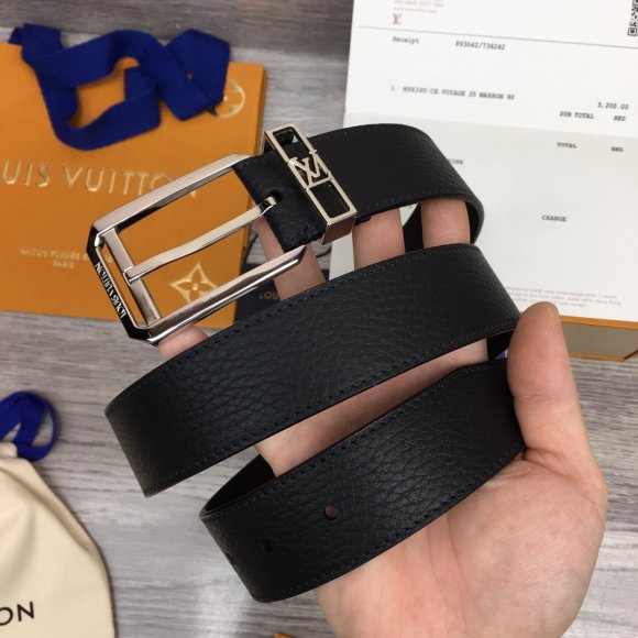 Louis Vuitton Мужской ремень 3.5см. RE_0802LV3