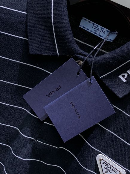 Prada - Мужская кофта лонгслив поло TI_0608PR1 Prada - Мужская кофта лонгслив поло TI_0608PR1