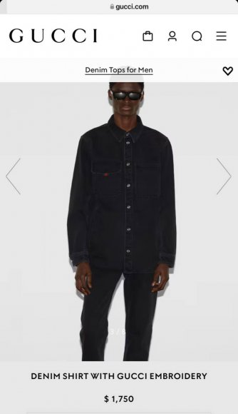 Gucci - Мужская джинсовая рубашка куртка TJ_0612GU5