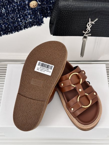 Celine - Женские шлепанцы сланцы AY_1203CE1