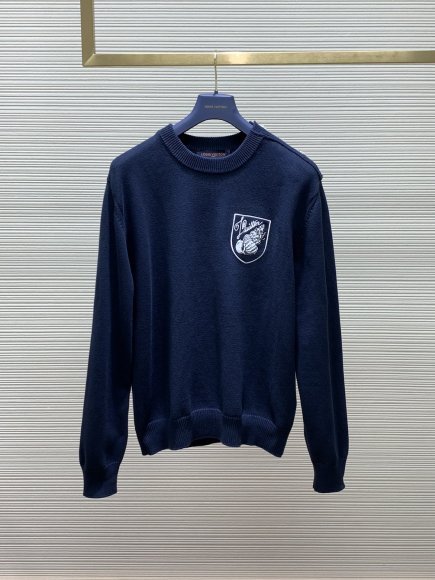 Louis Vuitton Seashells - Мужская кофта свитер пуловер TI_0608LV2 Louis Vuitton Seashells - Мужская кофта свитер пуловер TI_0608LV2