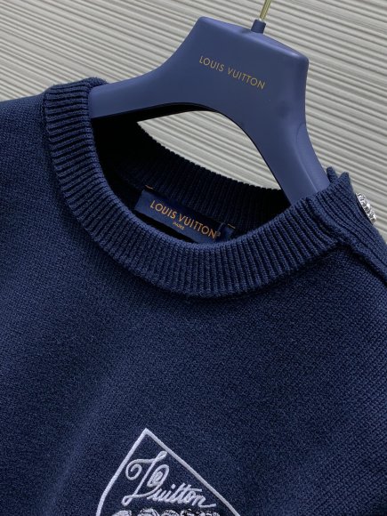 Louis Vuitton Seashells - Мужская кофта свитер пуловер TI_0608LV2 Louis Vuitton Seashells - Мужская кофта свитер пуловер TI_0608LV2