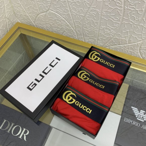 Gucci трусы набор из 3 NG_0402GU12 Gucci трусы набор из 3 NG_0402GU12