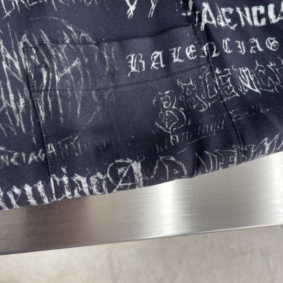 Balenciaga DIY Metal Allover - Мужская рубашка TJ_0804BA8