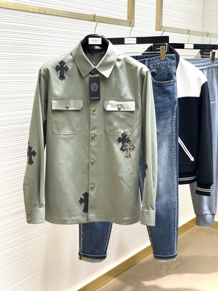 Chrome Hearts - Мужская рубашка TI_2408CH3