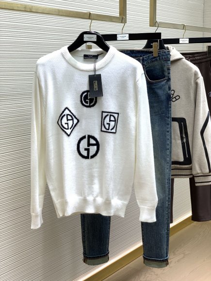 Emporio Armani - Мужская кофта свитер TI_0709EA6 Emporio Armani - Мужская кофта свитер TI_0709EA6