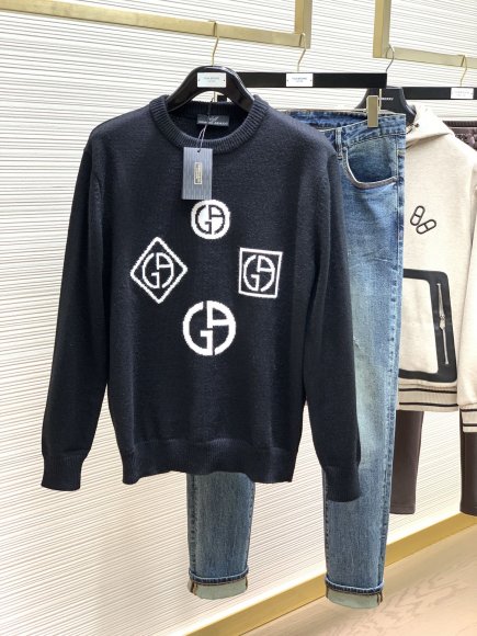 Emporio Armani - Мужская кофта свитер TI_0709EA6 Emporio Armani - Мужская кофта свитер TI_0709EA6