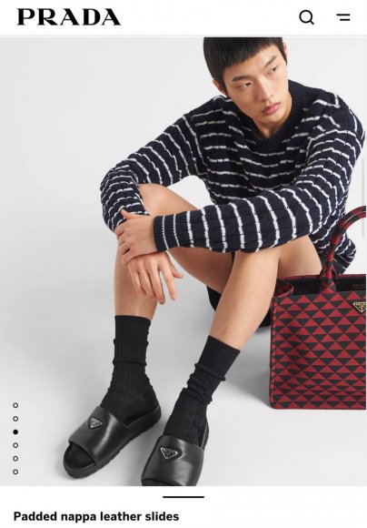 Prada - Мужские шлепанцы сандалии RU_2603PR3