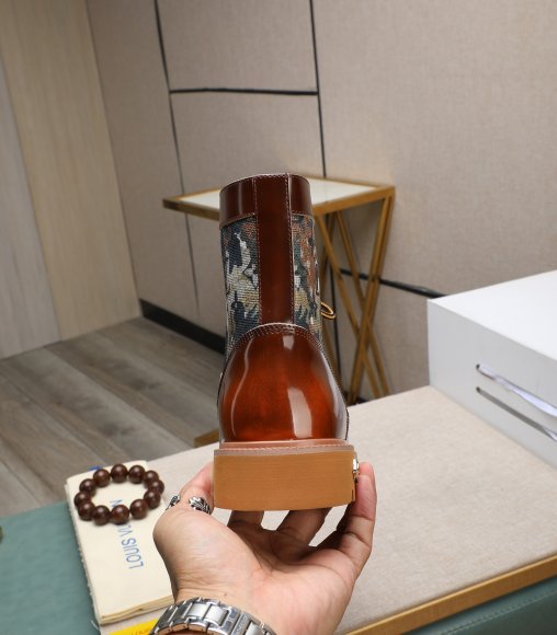 Louis Vuitton - Мужские ботинки берцы GTL_0912LV1 Louis Vuitton - Мужские ботинки берцы GTL_0912LV1