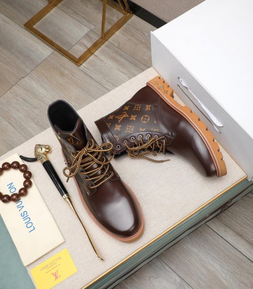 Louis Vuitton - Мужские ботинки берцы GTL_0912LV1 Louis Vuitton - Мужские ботинки берцы GTL_0912LV1